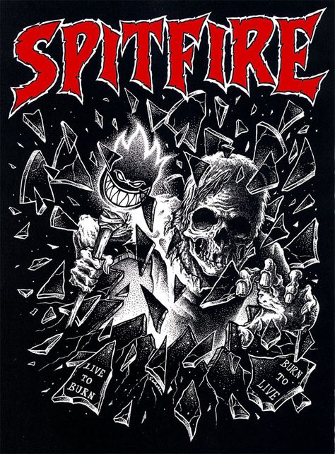 Spitfire wheels Poster Design! Spitfire Wheels, Arte Punk, Poster Design, Comic Books, Comic Book Cover, Wheel, Comics, Book Cover, Quick Saves