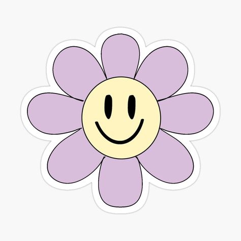 Smiley Flower Aesthetic, Purple Smiley Face, Smile Flower, Teaching Binder, Back To School Quotes, Face Flower, Purple Logo, Purple Daisy, Classy Tattoos