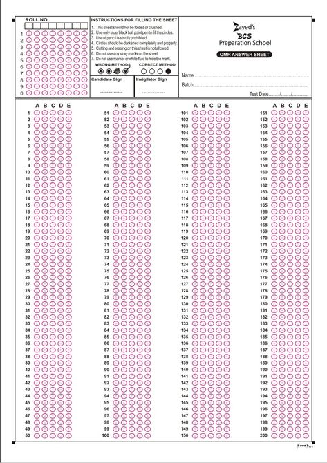 Omr sheet-200-questions Neet Omr Sheet, Gernal Knowledge In Hindi, Answer Sheet Template, Rustom Movie, Omr Sheet, Writing Practice Preschool, Biodata Format Download, 200 Questions, Cornell Notes Template