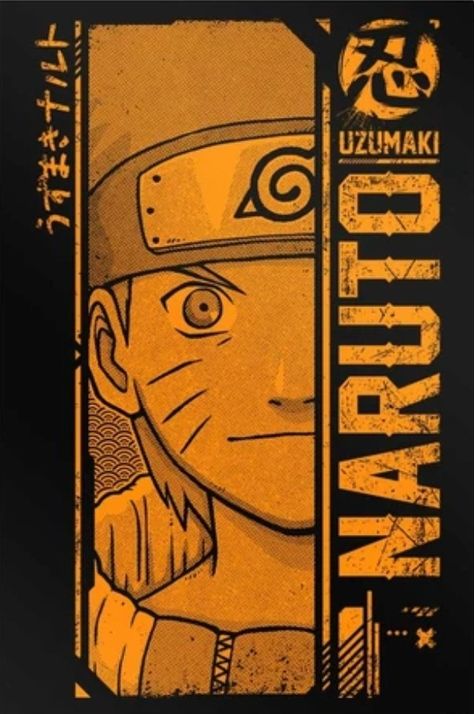 Tshirt Printing Design Anime, Anime Images For Tshirt, Naruto Logo, Anime Tshirt Design Ideas Naruto, Naruto Tshirt Designs, Naruto Poster, Naruto Print Tshirt, Joker Iphone Wallpaper, Naruto Uzumaki Hokage