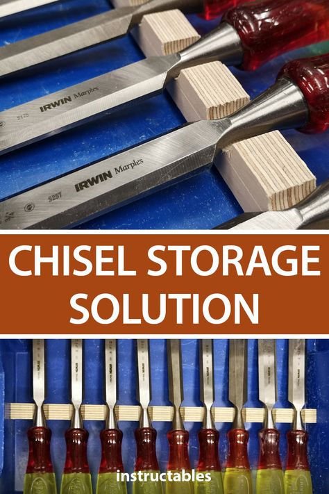 Wood Chisel Storage, Chisel Storage, Workbench Stool, Craftsman Table Saw, Workbench Organization, Workbench Top, Awesome Woodworking Ideas, Table Saw Workbench, Diy Sewing Table