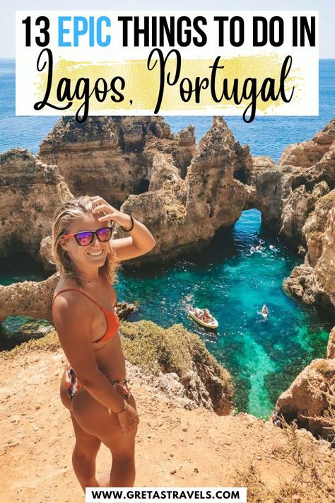 Things To Do In Portugal, Albufeira Portugal Things To Do, Portugal Beaches, Portugal Lagos, Lagos Portugal Things To Do In, Lagos Portugal Itinerary, Lagos Portugal Aesthetic, Best Restaurants In Lagos Portugal, Lagos Restaurants