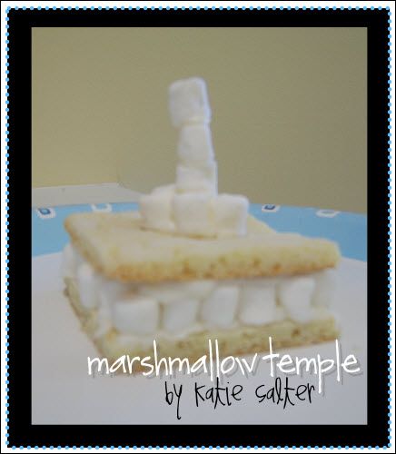 Marshmallow Temple lesson 26 Marshmallow Temple Lds, Marshmallow Temple Activity, Lds Temple Crafts For Kids, Marshmallow Temples, Temple Activity, Temple Activities, Bible Class Activities, Bible Themes, Lds Nursery