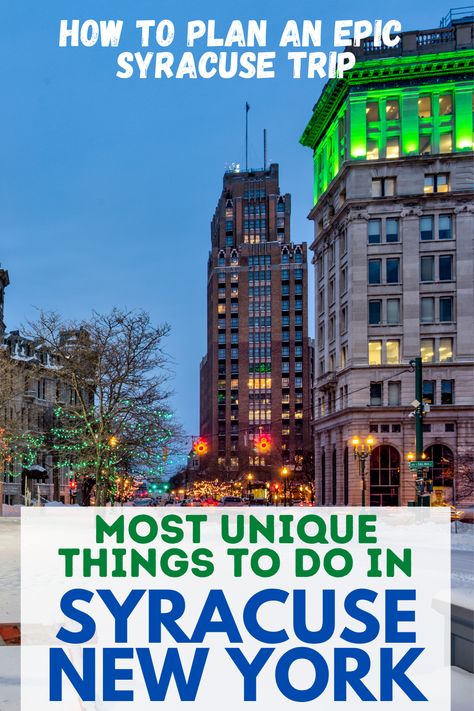 3 Unique Things to do in Syracuse NY Syracuse New York Things To Do, Downtown Syracuse Ny, Things To Do In Syracuse Ny, Things To Do In New York State, Boston Skyline Painting, Boston Clogs Outfit, Ny Travel Guide, Watertown New York, Boston Aesthetic