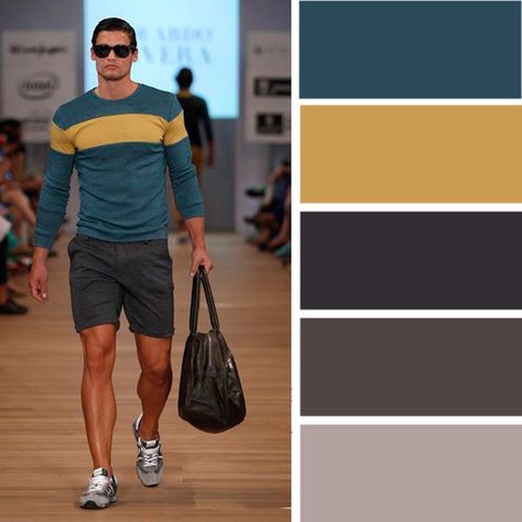 Interesting color combination for men Color Combination For Men, Color Matching Clothes, Mens Winter Fashion Outfits, Color Combos Outfit, Color Combinations For Clothes, Design Theory, Daily Outfit Inspiration, Mens Casual Dress Outfits, Unique Color Combinations