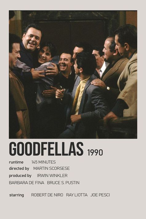 Goodfellas Aesthetic Wallpaper, Goodfellas Poster, Goodfellas Movie, Goodfellas 1990, Polaroid Poster, Goodfellas, Martin Scorsese, Film Posters, Film Serie