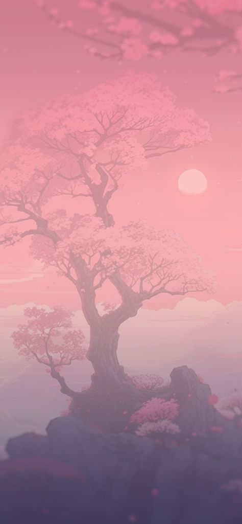 Sakura & Clouds Pink Anime Wallpapers - Sakura Wallpaper Phone Cute Wallpaper Backgrounds Phone Wallpapers Pink, Wallpaper Backgrounds Aesthetic Anime, Pink Anime Background, Htc Wallpaper, Portrait Wallpaper, Sakura Wallpaper, Clouds Pink, Clouds Wallpaper, Pink Wallpapers