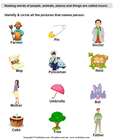 Words With Person Names 2 Worksheet - TurtleDiary.com Naming Words For Class 1, Vowel Activity, Word Sort Activities, Community Helpers Worksheets, Learning Folder, Nouns Activities, Worksheet For Kindergarten, Ela Worksheets, Rainbow Drawing