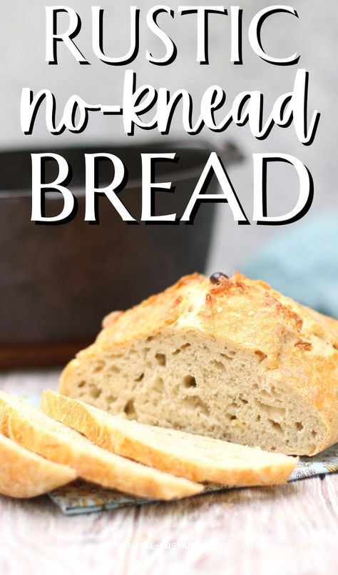 Crock Pot Bread, Slow Cooker Bread, Knead Bread Recipe, A Loaf Of Bread, Knead Bread, Bread Easy, Yeast Rolls, Loaf Of Bread, Recipe Simple