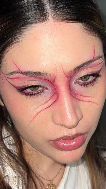 #RemediesForCold Alien Eye Makeup, Rigid Collodion, Injury Makeup, Wound Makeup, Scar Makeup, Eye Scar, Blood Makeup, Scar Wax, Gore Makeup