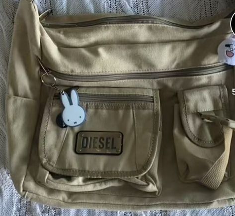 diesel messenjer backpack Diesel Messenger Bag, Diesel Bag, 6th Form, Messanger Bag, Style Moodboard, I'm Crazy, Side Bags, Kangaroo Pouch, Birthday Gift Ideas