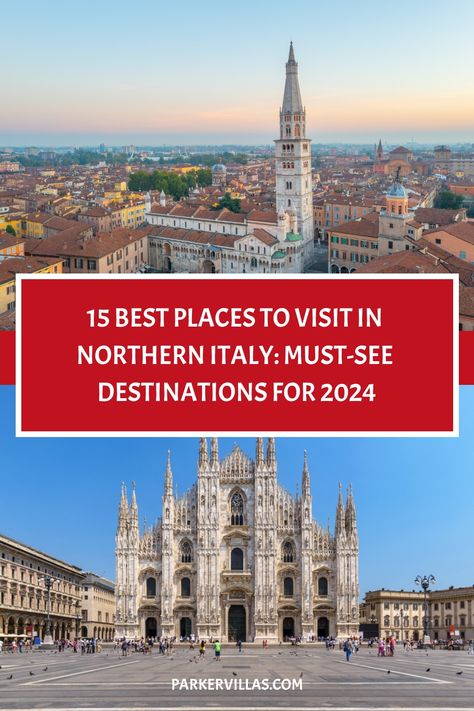 Explore these must-see destinations and best places to visit in Northern, Italy that you should not miss. An unforgettable trip in Italy. Must See Italy, Northern Italy Travel, North Italy, Italy Travel Tips, Italy Travel Guide, Northern Italy, Best Places To Visit, Best Places To Travel, Lake Como