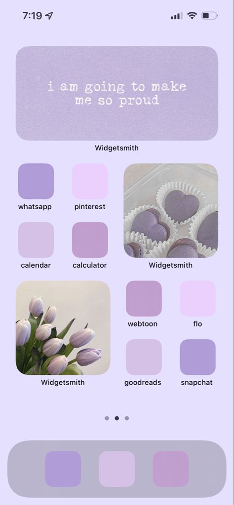 Purple Aesthetic Theme Iphone, Lavender Aesthetic Phone Theme, Aesthetic Iphone Theme Ideas Purple, Purple Aesthetic Iphone Layout, Ios Purple Wallpaper, Lavender Homescreen Layout, Pastel Purple Phone Theme, Cute Phone Themes Purple, Purple Theme Wallpaper Iphone