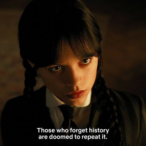 Jenna Ortega As Wednesday, Book Nerd Humor, Thing Addams, Wednesday Addams Quotes, Netflix Quotes, Tv Series Quotes, Wednesday Movie, Addams Family Wednesday, Wednesday Quotes