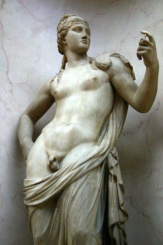 Intersex in the Middle Ages BY MEDIEVALISTS.NET – JANUARY 9, 2015 / Statue of Hermaphrodite – Louvre Ancient Greek Sculpture, Greek Statues, Medieval World, Greek Sculpture, Louvre Museum, Art Antique, Greek Gods, Gods And Goddesses, Greek Mythology