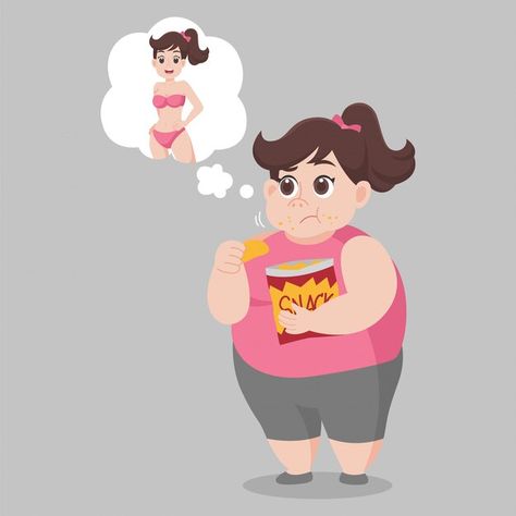 Mujer con sobrepeso comiendo bocadillos ... | Premium Vector #Freepik #vector #mujer #chica #personaje #dibujos-animados Women Eating, Woman Eating, Vector Character, Happy Women, Cartoon Wallpaper, Body Positivity, Weight Gain, Premium Vector, Graphic Resources