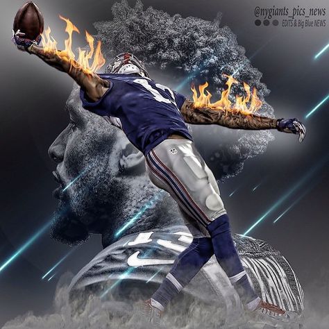 The king of one handed grabs... Odell Beckham Jr Lsu, Odel Beckham, Ny Giants Football, Denver Broncos Logo, Lsu Tigers Football, Nfl Football Art, New York Giants Football, New York Football, Rams Football