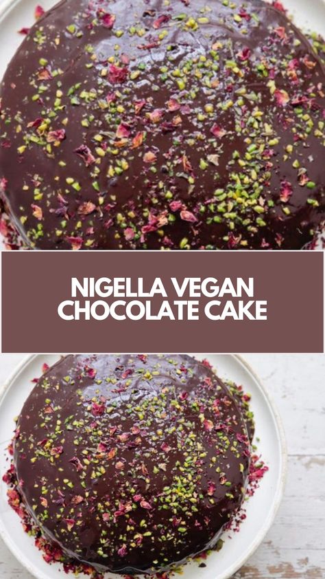 This Nigella Vegan Chocolate Cake with Espresso Icing is made with plain flour, bicarbonate of soda, fine sea salt, instant espresso powder, cocoa powder, soft dark brown sugar, coconut oil, cider vinegar, hot water, coconut butter, and dark chocolate. This delicious Chocolate Cake recipe creates a tasty dessert that takes about 1 hour and 20 minutes to prepare and can serve up to 10 people. Espresso Icing, Chocolate Cake With Espresso, Instant Espresso, Nigella Lawson Recipes, Delicious Chocolate Cake, Dark Brown Sugar, Vegan Chocolate Cake, Tasty Dessert, Butter Coffee