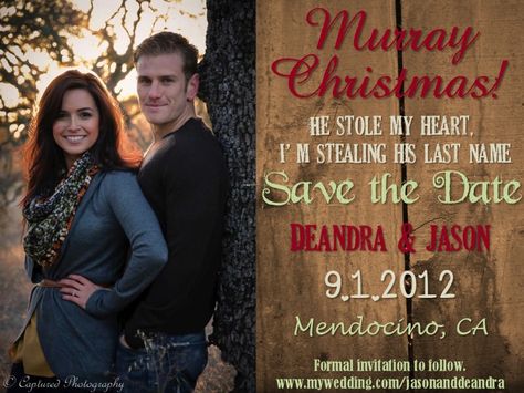 Save the date idea Christmas Save The Date, Double Dates, Wishful Thinking, Formal Invitation, Christmas Makes, Save The Date, Book Cover