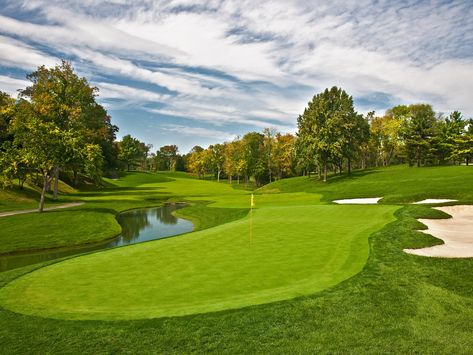 Lapangan Golf, Beautiful Golf Courses, Golf Course Photography, Top Golf Courses, Augusta Golf, Dublin Ohio, Famous Golf Courses, Golf Vacations, Public Golf Courses