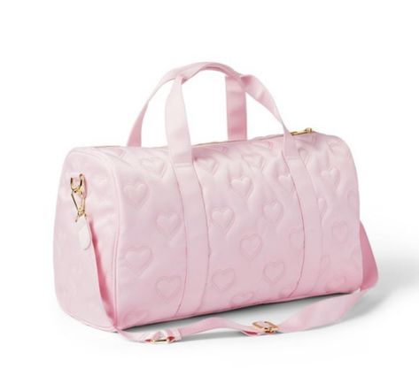 Quilted Hearts, Pink Duffle Bag, Stoney Clover Lane, Stoney Clover, Girly Bags, Large Pouch, Pretty Bags, Bag Light, Cute Bags