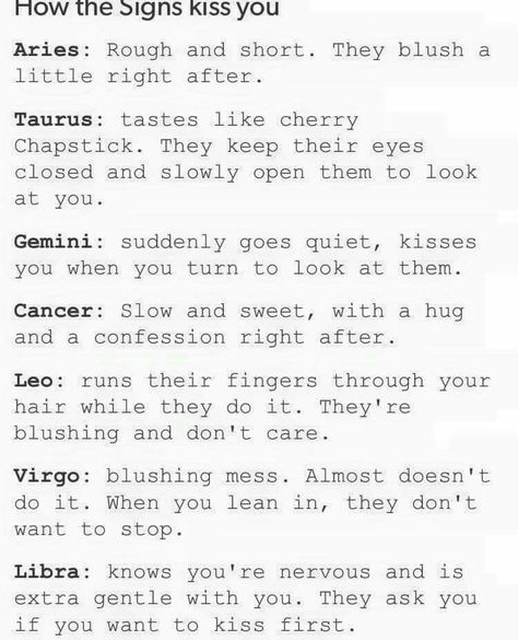 How the Sign Kiss Virgo Quotes, Zodiac Signs Sagittarius, Zodiac Signs Taurus, Zodiac Signs Leo, Astrology And Horoscopes, Zodiac Sign Traits, Zodiac Society, Astrology Chart, Zodiac Signs Horoscope