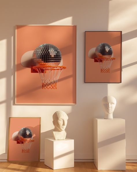 Unleashing the unexpected: A disco ball scoring a slam dunk, where vintage meets modern in a perfect shot! 🏀🪩 . . . . . . . . . . . . #art #love #smallbusiness #digitalart #wallart #etsyshop #walldecor #smallbusinessowner #graphicdesign #etsyfinds #basketball #disco #retro #etsy #digital Vintage Meets Modern, Art Love, Slam Dunk, The Unexpected, Disco Ball, Etsy Finds, Basketball, Digital Art, Etsy Shop