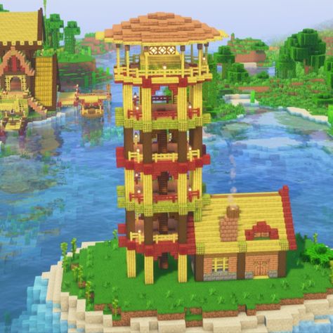 Minecraft Bamboo Lighthouse

Tutorial: https://youtu.be/2MaY2p8FoJI

More videos on my youtube channels.

https://youtube.com/@EnchantedArchitecture
https://www.youtube.com/@Enchanted.Architecture.shorts

#minecraft #minecraftideas #minecraftbuilds #minecraftbuild #minecrafthouse Minecraft Pool, Minecraft Inspo, Pony Town, Minecraft Ideas, Minecraft Mods, Minecraft Designs, Minecraft Houses, Enchanted, Lighthouse