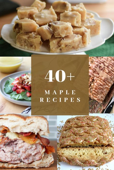 40+ Maple Syrup and Maple Sugar Recipes for Maple Season Maple Bacon Cupcakes, Crock Pot Corned Beef, Oven Roasted Sweet Potatoes, Bacon Seasoning, Maple Glazed Carrots, Maple Recipes, Maple Syrup Recipes, Pecan Tarts, Sugar Recipes