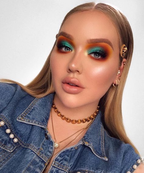 Stunning @nikkietutorials ・・・ this makeup was applied in reverse... backwards... 🤭 and it was CRAZY! click the link in my bio to watch the video ✨ - @juviasplace The Zulu Palette ( use code NIKKIE to save $$ ) Nikki Tutorials Makeup Looks, Nikkie Tutorials Makeup, Nikki Tutorials, Make Up Designs, Nose Makeup, Tutorials Makeup, Smoky Eyeshadow, Makeup Is Life, Full Face Makeup