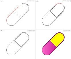 Pills Drawing, Calendar Doodles, How To Draw Steps, Drawing Tutorials For Kids, A Pill, Small Drawings, Step Drawing, Flash Art, Business Online