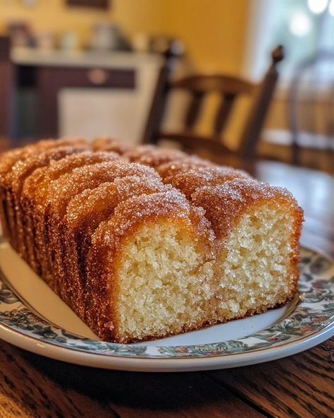 Apple Cider Donut Loaf, Donut Loaf, Quick Fall Desserts, Cinnamon Loaf, Apple Bread Recipe, Apple Donuts, Homemade Flour Tortillas, Breakfast Board, Pumpkin Spice Muffins