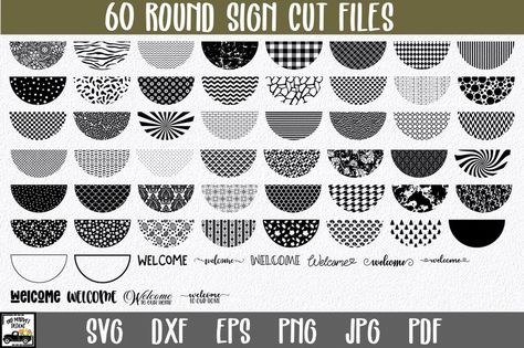 Door Hanger SVG Bundle Round Sign Patterns 60 SVG Designs Round Welcome Signs Farmhouse Door Hangers Welcome Sign SVG - Etsy Round Welcome Signs, Door Hangers Welcome, Welcome Sign Svg, Door Hanger Svg, Farmhouse Door, Wooden Welcome Signs, Welcome Signs, Sign Svg, Svg Designs