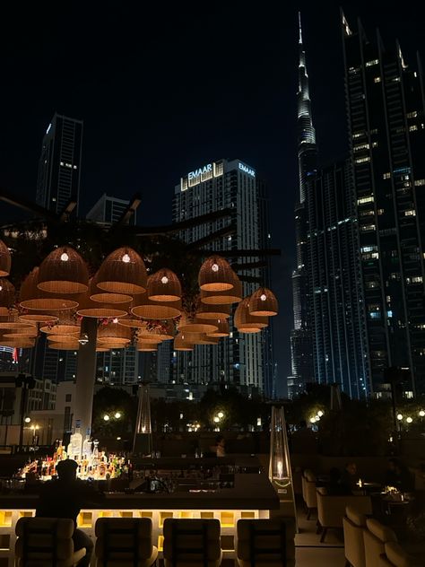 Dubai, aesthetics, night, nighout, dubai nights, views, aesthetic views, burj khalifa, dinner, evening, lights Aesthetics Night, Views Aesthetic, Aesthetic Views, Burj Khalifa, Dubai, Lighting