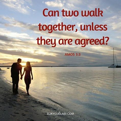 Can two walk together, unless they are agreed? How Can Two Walk Together Unless They Agree, Can Two Walk Together Unless They Agree, Walk With God, Hope In God, Walk Together, Daily Encouragement, No Way, How Can, Encouragement