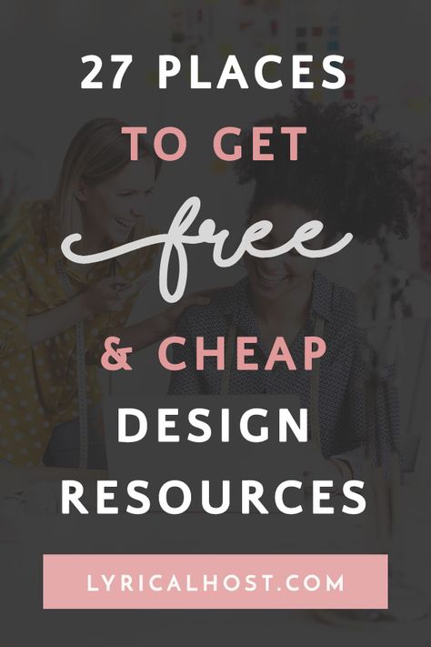 27 Epic Websites For Free & Cheap Design Resources - Lyrical Host Website Fonts, College Courses, Blog Graphics, Blog Strategy, Learning Graphic Design, Computer Skills, Online College, Graphic Design Tips, Women Rising