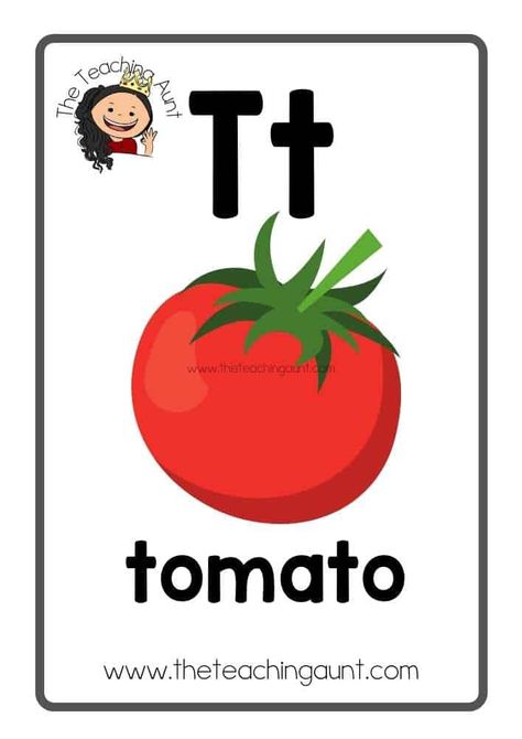 Free Alphabet Fruits and Vegetables Flashcards - The Teaching Aunt Vegetables Flashcards, Homeschooling Printables, Abc Flashcards Printable, Preschool Alphabet Printables, Alphabet Wall Cards, Alphabet Letters To Print, Abc Preschool, Alphabet Flash Cards Printable, Choir Songs