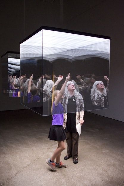 Interactive Mirror, Two Way Mirror, Museum Exhibition Design, Interactive Exhibition, Mirror Installation, Frederic Malle, Open Art, Interactive Installation, Interactive Art