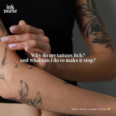 👨🏻‍🏫 Why do my tattoos itch? And what can I do to make it stop? 👉 swipe across to learn more. 🥂 #inknurse #nomoreitch #itchrelief #tattoocare Stop Tattoo, Do Tattoo, Nurse Tattoo, My Tattoos, Make It Stop, Itch Relief, Tattoo Care, My Tattoo, What Can I Do