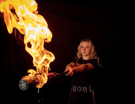 Softball player feeling the heat. Softball Photoshoot Ideas Fire, Baseball Pictures With Fire, Softball Pictures With Fire, Softball Fire Pictures, Baseball Fire Pictures, Softball Portraits, Softball Poses, Softball Pictures Poses, Softball Picture