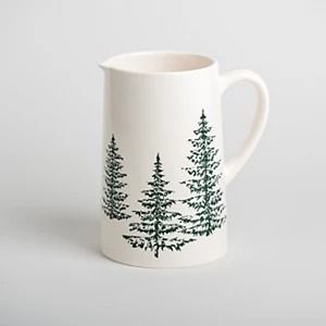 Christmas Dining Table Decor | Kirklands Home Christmas Sangria, Christmas Dining Table Decor, Christmas Dining Table, Home Decor Christmas, Evergreen Trees, Ceramic Pitcher, Christmas Dining, Seasonal Gifts, Dining Table Decor