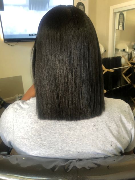 Short Shoulder Length Hair, One Length Haircuts, Healthy Relaxed Hair, Hair Growth Challenge, Silk Press Natural Hair, Haircuts For Medium Length Hair, Bad Decisions, Good Hair, Relaxed Hair