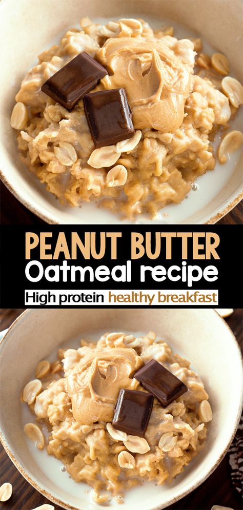 Peanut Butter Cookie Oatmeal Oatmeal And Peanut Butter Breakfast, Easy Protein Oatmeal, Pb Chocolate Oatmeal, Peanut Butter Protein Breakfast, Oatmeal High Protein Breakfast Recipes, Oatmeal For High Cholesterol, Pb2 Protein Recipes, Dry Oatmeal Recipes, Peanut Butter Oatmeal Recipes