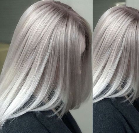 Slate Grey Hair, Grey Hair Ideas, Silver Hair Dye, Silver White Hair, Grey Blonde Hair, Grey White Hair, Silver Blonde Hair, White Blonde Hair, Dyed Blonde Hair