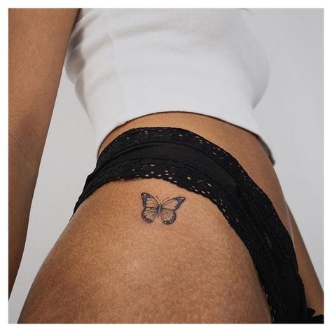 Hip Tattoo Small, Tiny Tattoos For Women, Ink Water, Hip Tattoos Women, Cute Tiny Tattoos, Cute Tattoos For Women, Discreet Tattoos, Dainty Tattoos, Subtle Tattoos