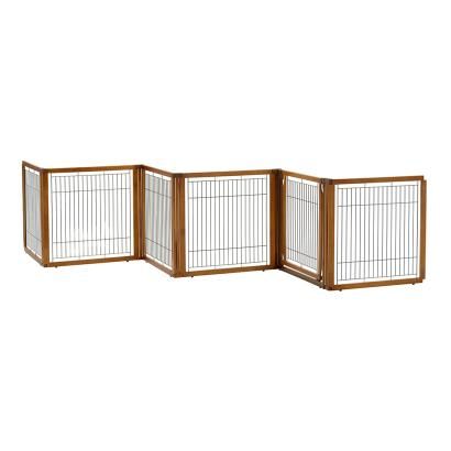 The luxury of three pet products in one: the award-winning Convertible Elite Pet Gate converts quickly and easily from a free standing pet gate – to a room divider – to a pet pen! It’s specifically designed to confine your pet safely in areas with larger openings, yet fit beautifully in any home décor! The … Pet Gate With Door, Cat Gate, Freestanding Pet Gate, Dog Gates, Origami White, Long Dog, Pet Barrier, Pet Kennels, Animal Pen