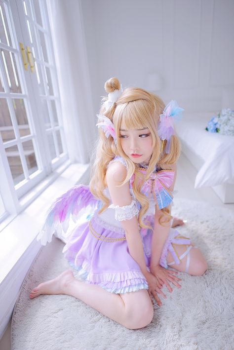 Love Live! School Idol Project . Character: Kotori Minami.  Version: White Day. Cosplay Team. Spiralcats. Cosplayer: Tomia. From: South Korea. 2016. Kotori Minami Cosplay, Love Live Cosplay, Kotori Minami, Kawaii Cosplay, White Day, Love Live, Cosplay Anime, Cinderella, Harajuku