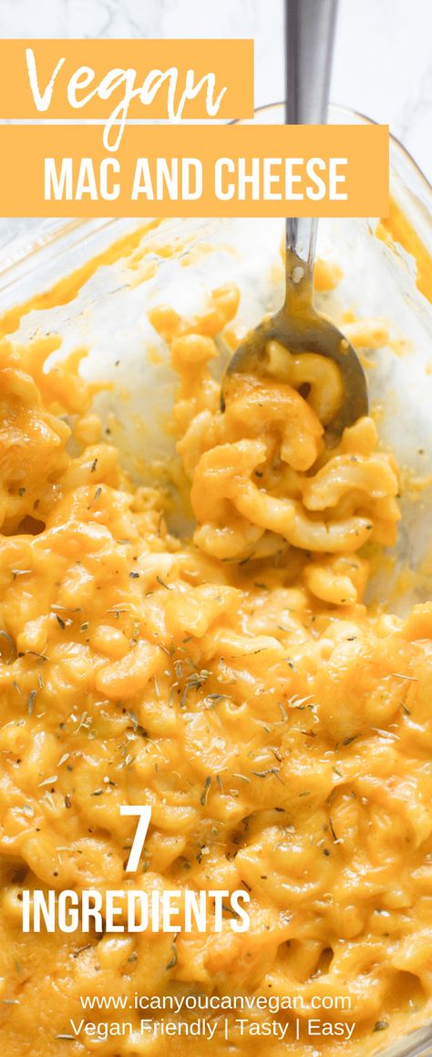 https://www.icanyoucanvegan.com/easy-baked-vegan-mac-and-cheese/ Mac N Cheese Vegan, Best Vegan Mac And Cheese, Vegan Mac N Cheese Recipe, Vegan Mac N Cheese, Ms Diet, Smoothies Vegan, Dinner Vegan, Vegan Baked, Vegan Thanksgiving Recipes