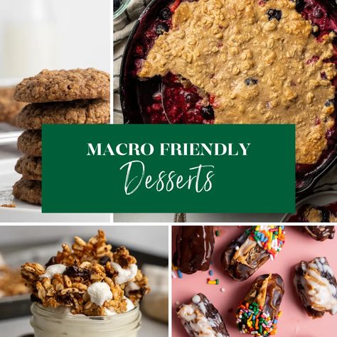 So you're tracking your macros but you have a sweet tooth and need some macro friendly desserts? Look no further than this list of my favorites. From berry cobbler to s'more granola and everything in-between, I've got you covered. Macro Friendly Desserts, Banana Pudding Dip, Chocolate Protein Muffins, Low Calorie Cookies, Protein Banana Bread, Cream Cheese Roll Up, Pudding Flavors, Cream Cheese Rolls, Bread Soft