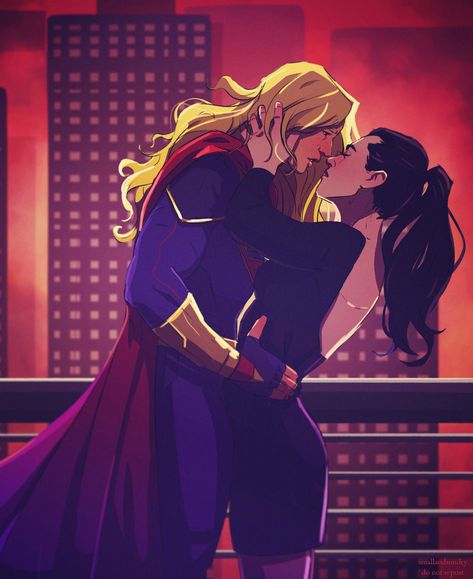 Smalls on Twitter: "but that time, eh chaps #supercorp #SupercorpSunday… " Supercorp Fanart, Chyler Leigh Supergirl, Superhero Tv Series, Supergirl Comic, Supergirl Dc, Me Personally, Lena Luthor, Lesbian Art, Lgbt Art